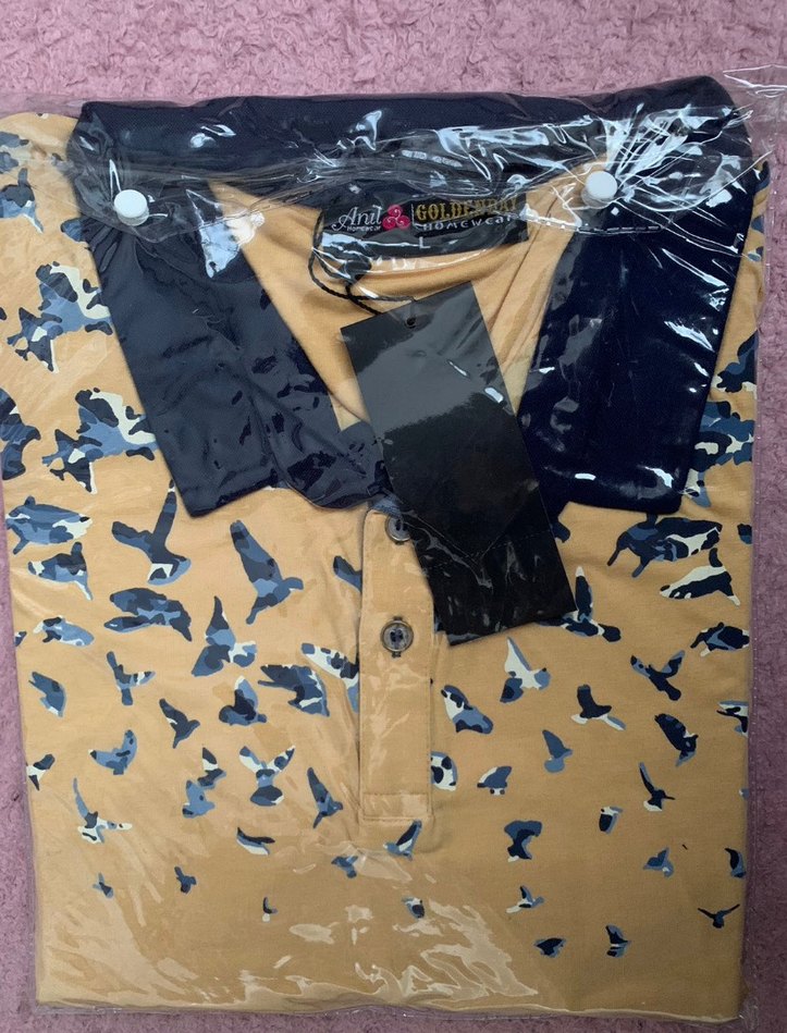 Sarı Desenli Erkek Polo Pijama Takımı - Görsel 2