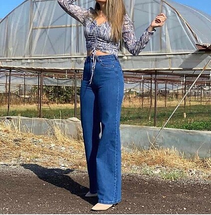 Geniş paça jean
