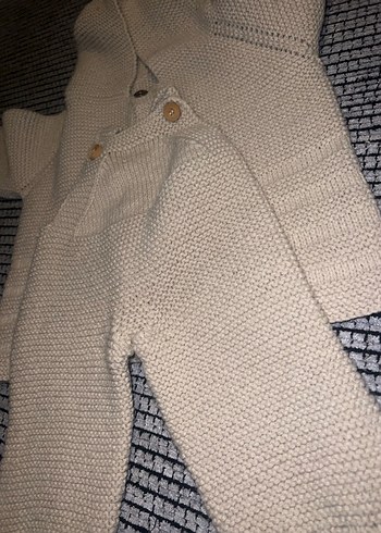 Bebek Erkek Örgü Kapüşonlu Takım - Görsel 10