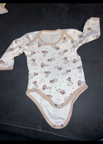 3 lü Uzun Kollu Bebek Body - Görsel 4