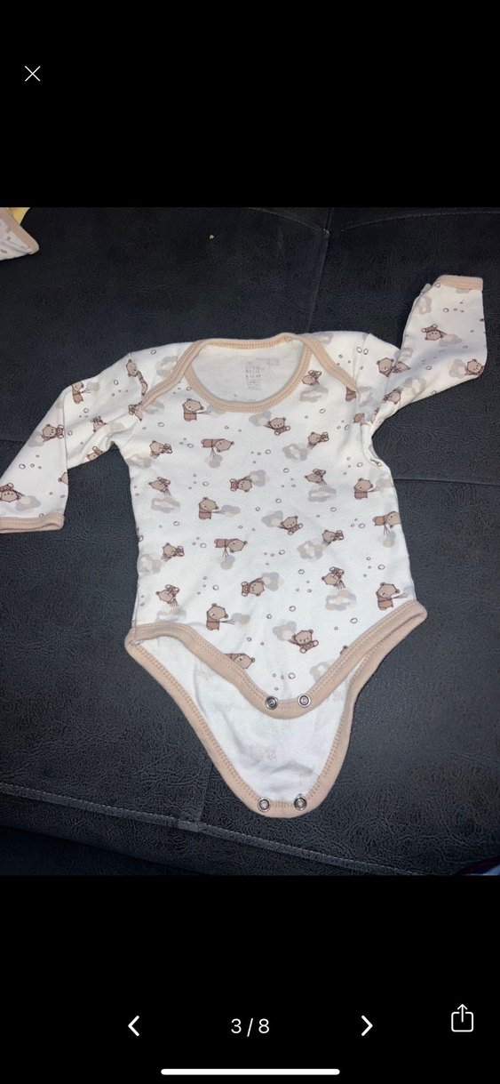 3 lü Uzun Kollu Bebek Body - Görsel 4