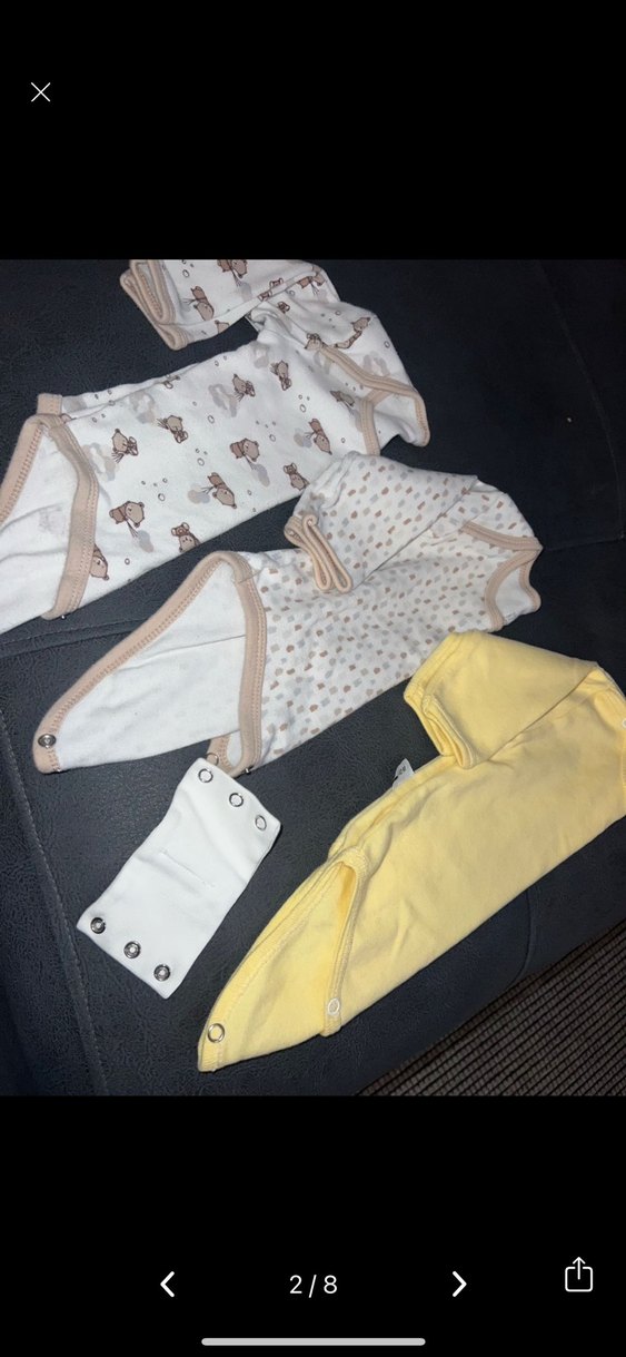 3 lü Uzun Kollu Bebek Body - Görsel 2