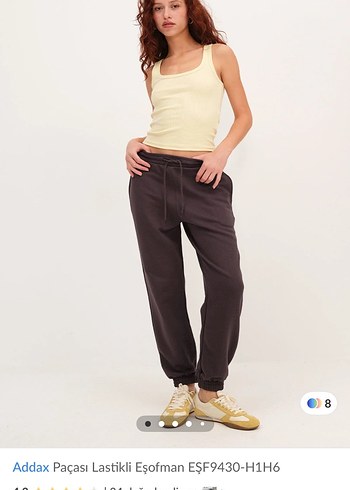 Addax Rahat Kesim Kalın Eşofman Altı - Görsel 8