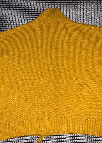 Bohem Tarz Sarı Kadın Kazak - Görsel 4