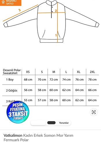 Renkli Desenli Yarım Fermuarlı Polar - Görsel 9
