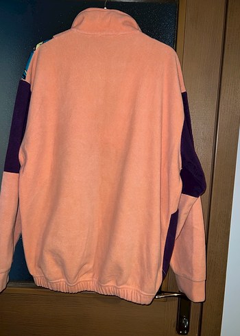 Renkli Desenli Yarım Fermuarlı Polar - Görsel 6