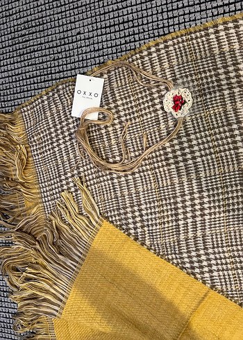 Oxxo Püsküllü Bohem Kadın Şal - Görsel 3