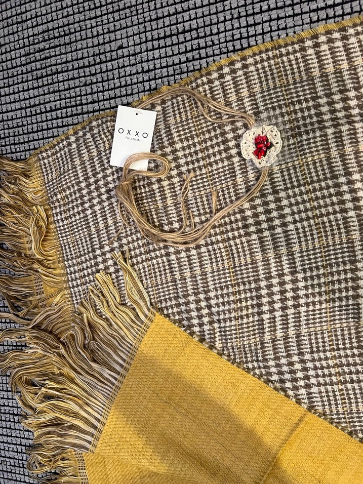 Oxxo Püsküllü Bohem Kadın Şal - Görsel 3