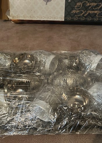 Gümüş Osmanlı Kahve Fincanı Seti - Görsel 11