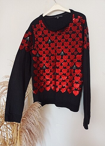 42 Beden siyah Renk PHILIPP PLEIN 42 BENDEN bluz