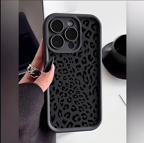 Leopar desen telefon kılıfı