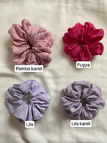 100 adet scrunchie