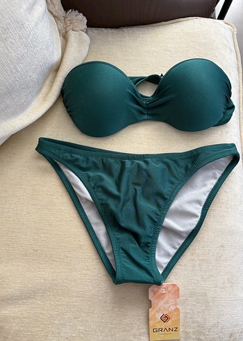 36 Beden Granz Marka Straplez Bikini Takımı