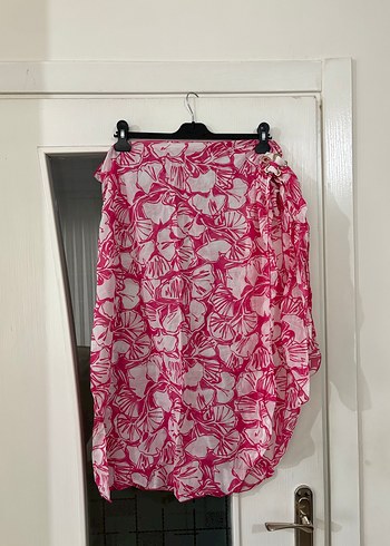 Ayje x Defacto Pembe Desenli Plaj Eteği - Görsel 5