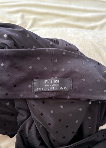 Bershka Pullu Sırt Dekolteli Mini Tulum - Görsel 7