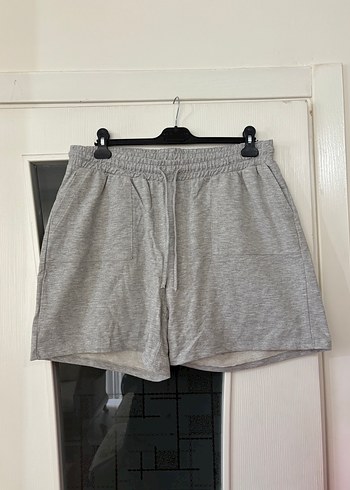 Lc Waikiki maternity Gri Kadın Mini Şort Rahat Kesim