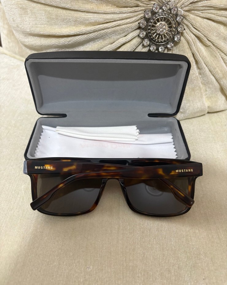 Mustang Leopar Desenli Güneş Gözlüğü - Görsel 4