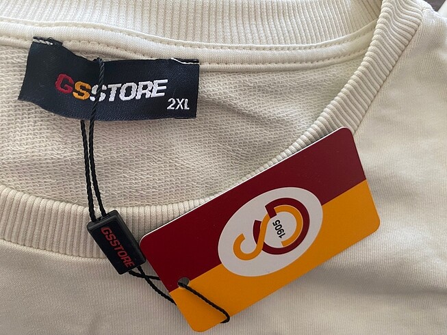 xxl Beden beyaz Renk Galatasaray kadın basic sweatshirt