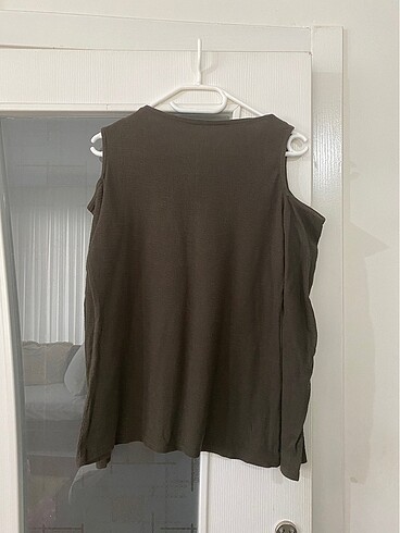 xl Beden haki Renk Lc Waikiki casual omuz açık haki bluz