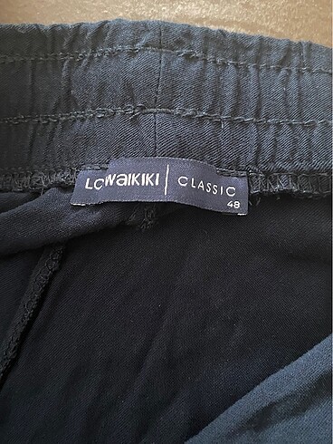 48 Beden Lc Waikiki lacivert ince yazlık pantolon