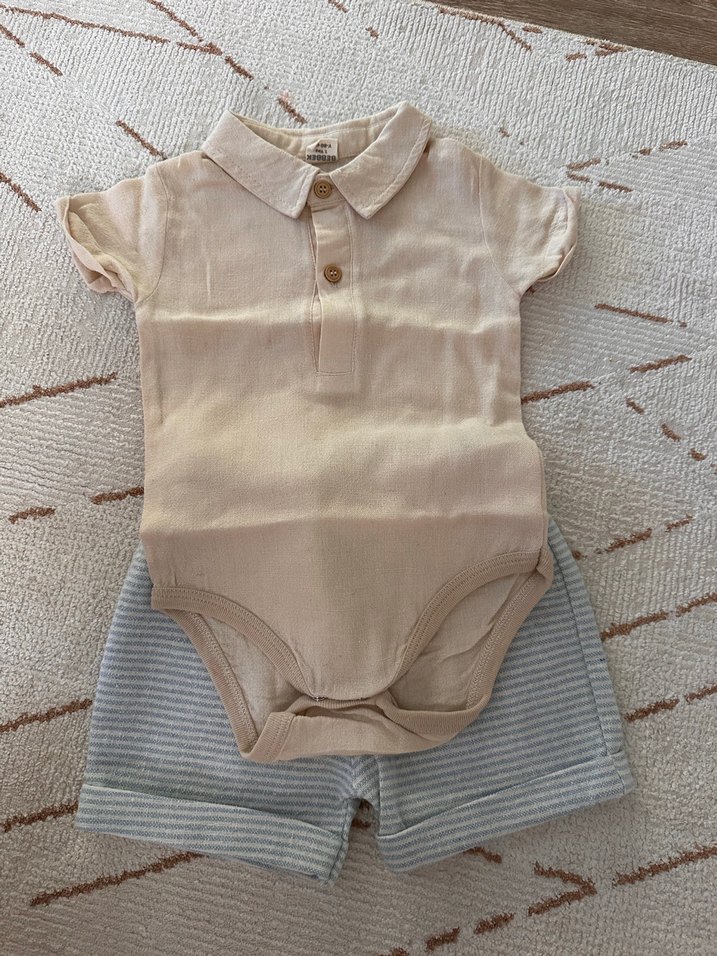 Erkek Bebek Kısa Kollu Takım - Görsel 2