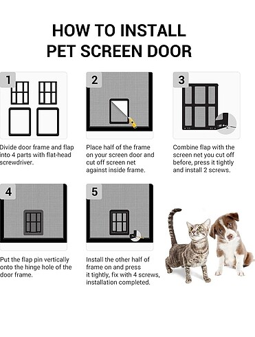 Beden Renk Kedi kapısı
