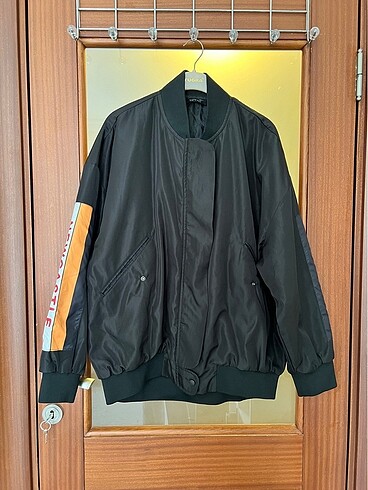 xs Beden Vatkalı Oversize Bomber Ceket