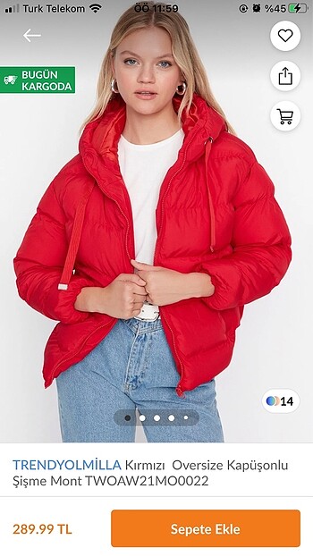 TrendyolMilla mont
