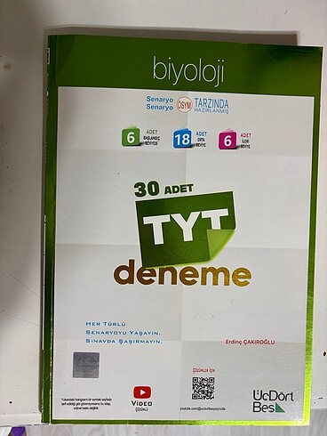 tyt bio deneme
