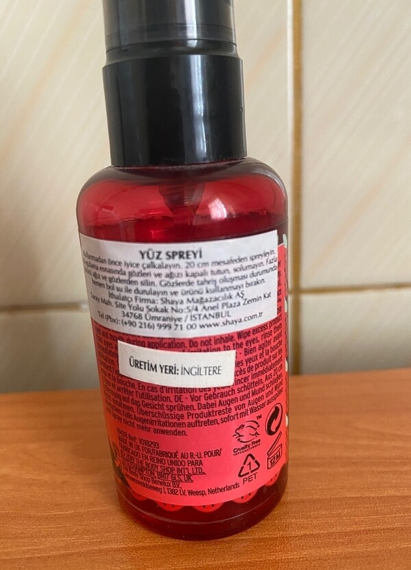 #thebodyshop yüz spreyi - Görsel 2