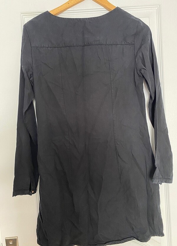 #mavi jeans elbise - Görsel 2