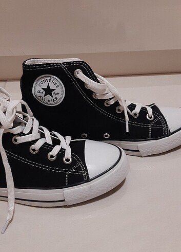 38 Beden siyah Renk Converse keten ayakkabi