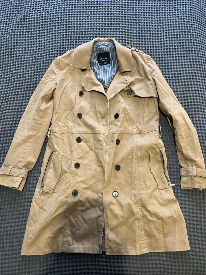 MANGO Bej  Kadın Trençkot - Görsel 2