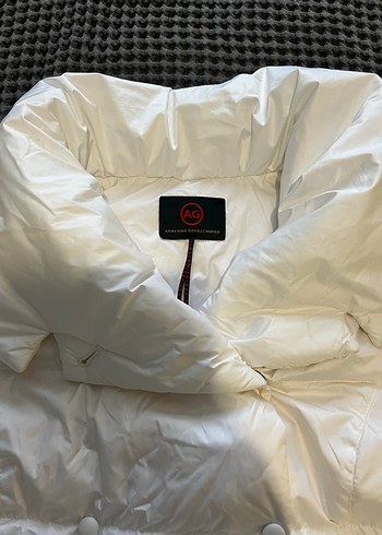 Fitted Kesim Beyaz Kışlık Kadın Mont - Görsel 2