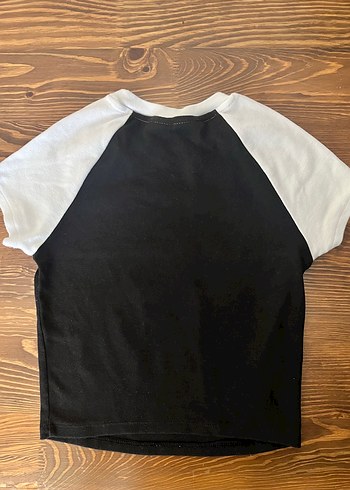 BERSHKA Siyah Rock Punk Baskılı Tişört - Görsel 3