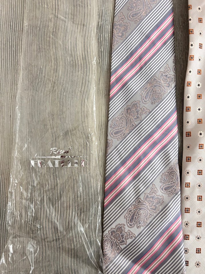 Çizgili Renkli Bandana Desenli Kravat - Görsel 4