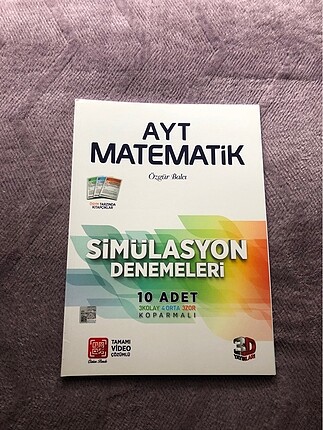 3D Yayınları AYT MATEMATİK DENEME