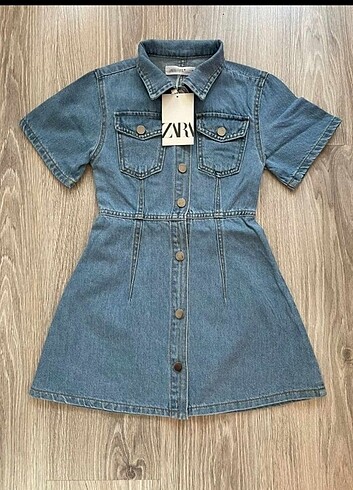 Sıfır zara Jean elbise 