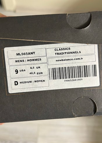 New Balance Gri Erkek Spor Ayakkabı - Görsel 8