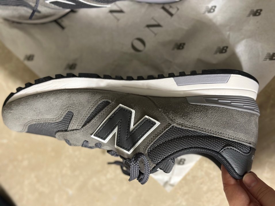 New Balance Gri Erkek Spor Ayakkabı - Görsel 4