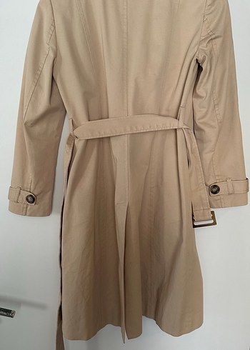Bej Midi Kadın Trençkot - Görsel 2