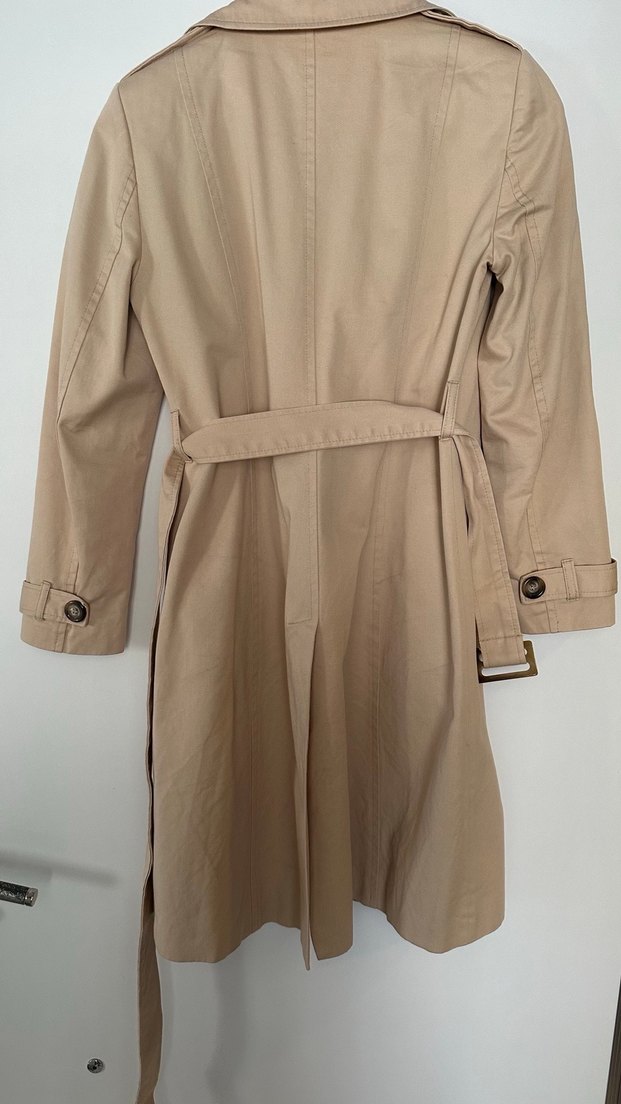 Bej Midi Kadın Trençkot - Görsel 2