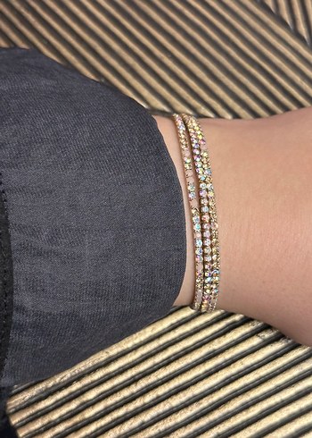 Parlak Minimalist Kadın Bileklikler - Görsel 2