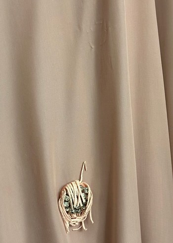 Pembe Bohem İnce Uzun Kadın Sabahlık - Görsel 2