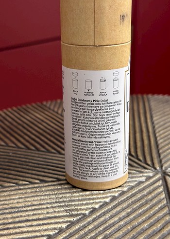 %100 Doğal Vegan Deodorant Stick Pink N64 - Görsel 3