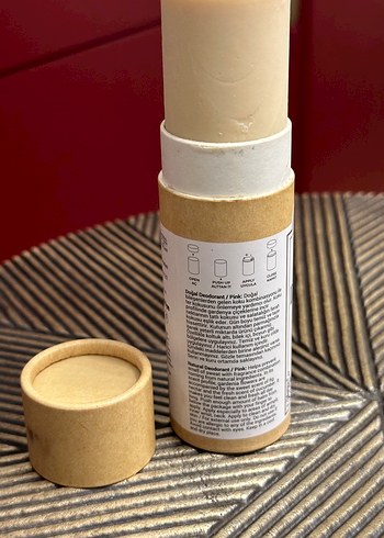 %100 Doğal Vegan Deodorant Stick Pink N64 - Görsel 4