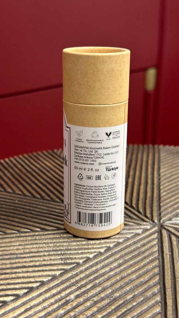 %100 Doğal Vegan Deodorant Stick Pink N64 - Görsel 2