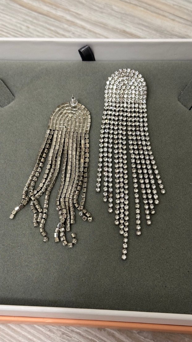 Uzun Payetli Küpe - Görsel 3