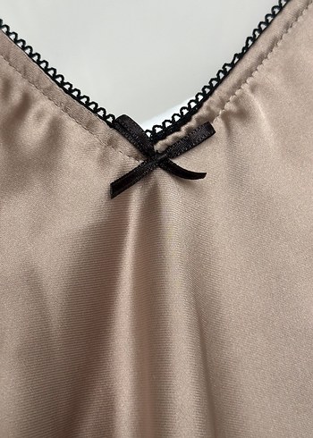 Kısa Saten Kadın Elbise - Görsel 3