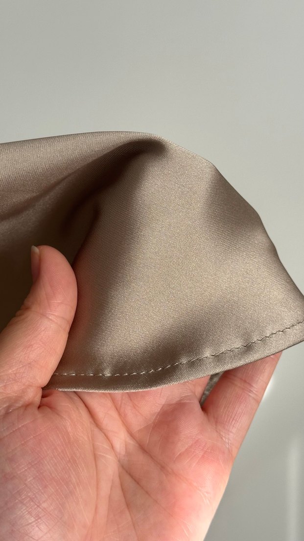 Kısa Saten Kadın Elbise - Görsel 5